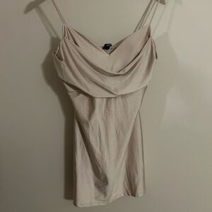 Windsor Cream Strapless Mini skirt Dress